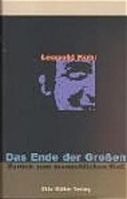 Cover von Das Ende der Großen - Zurück zum menschlichen Maß