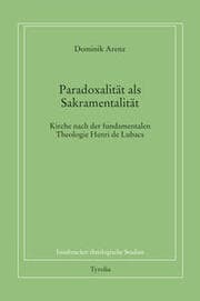Cover von Paradoxalität als Sakramentalität