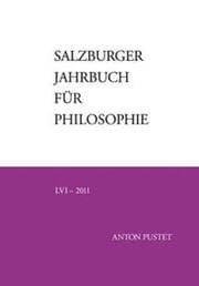 Cover von Salzburger Jahrbuch für Philosophie