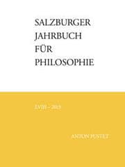Cover von Salzburger Jahrbuch für Philosophie