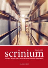 Cover von Scrinium 71 - 2017