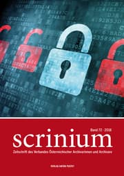 Cover von Scrinium 72 - 2018