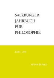Cover von Salzburger Jahrbuch für Philosophie