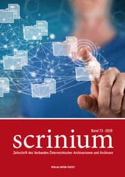 Cover von Scrinium 73 - 2019