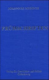 Cover von Frühschriften