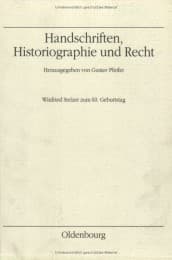 Cover von Handschriften, Historiographie und Recht