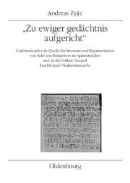Cover von 'Zu ewiger gedächtnis aufgericht'