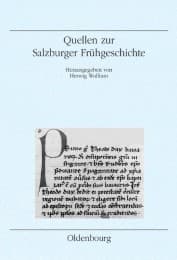Cover von Quellen zur Salzburger Frühgeschichte