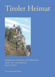 Cover von Tiroler Heimat 75 (2011)