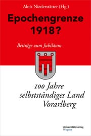 Cover von Epochengrenze 1918?