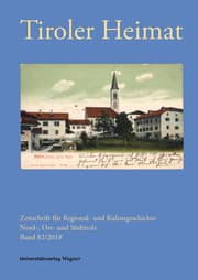 Cover von Tiroler Heimat 82 (2018)