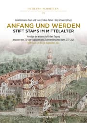 Cover von Anfang und Werden - Stift Stams im Mittelalter