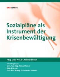 Cover von Sozialpläne als Instrumente der Krisenbewältigung
