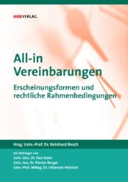 Cover von All-in-Vereinbarungen