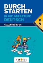 Cover von Durchstarten in die Oberstufe Deutsch. Coachingbuch
