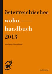 Cover von Österreichisches Wohnhandbuch 2013
