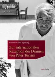 Cover von Zur internationalen Rezeption der Dramen von Peter Turrini