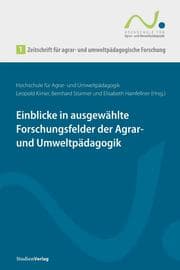 Cover von Zeitschrift für agrar- und umweltpädagogische Forschung 1