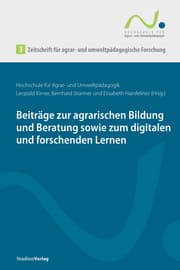 Cover von Zeitschrift für agrar- und umweltpädagogische Forschung 3