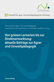 Cover von Zeitschrift für agrar- und umweltpädagogische Forschung 4
