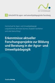 Cover von Zeitschrift für agrar- und umweltpädagogische Forschung 5