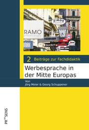 Cover von Werbesprache in der Mitte Europas