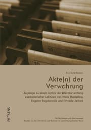 Cover von Akte(n) der Verwahrung