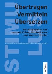 Cover von Übertragen - Vermitteln - Übersetzen