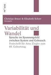 Cover von Variabilität und Wandel
