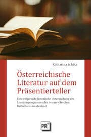 Cover von Österreichische Literatur auf dem Präsentierteller
