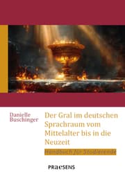 Cover von Der Gral im deutschen Sprachraum vom Mittelalter bis in die Neuzeit