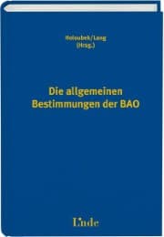 Cover von Die allgemeinen Bestimmungen der BAO