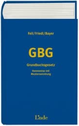 Cover von GBG Grundbuchsgesetz