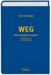 Cover von WEG Wohnungseigentumsgesetz
