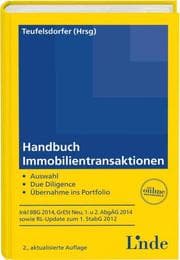 Cover von Handbuch Immobilientransaktionen