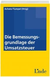 Cover von Die Bemessungsgrundlage der Umsatzsteuer