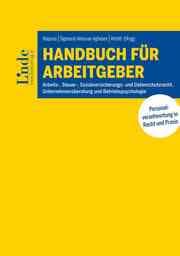 Cover von Handbuch für Arbeitgeber