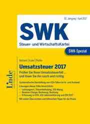 Cover von SWK-Spezial Umsatzsteuer 2017