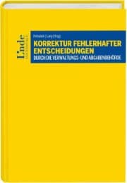 Cover von Korrektur fehlerhafter Entscheidungen durch die Verwaltungs- und Abgabenbehörde