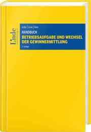 Cover von Handbuch Betriebsaufgabe und Wechsel der Gewinnermittlung