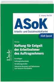 Cover von ASoK-Spezial Haftung für Entgelt der Arbeitnehmer des Auftragnehmers