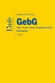 Cover von GebG: Gebührengesetz