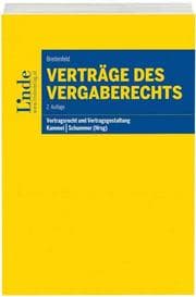 Cover von Verträge des Vergaberechts