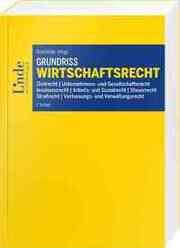 Cover von Grundriss Wirtschaftsrecht