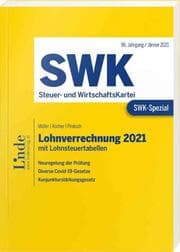 Cover von SWK-Spezial Lohnverrechnung 2021