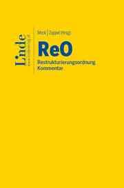 Cover von ReO - Restrukturierungsordnung
