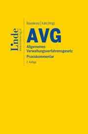 Cover von AVG - Allgemeines Verwaltungsverfahrensgesetz