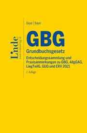 Cover von GBG - Grundbuchsgesetz