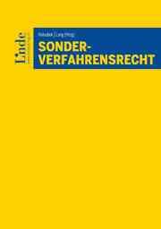 Cover von Sonderverfahrensrecht