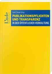 Cover von Publikationspflichten und Transparenz in der öffentlichen Verwaltung